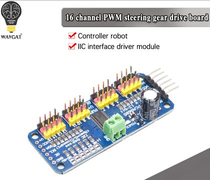 WAVGAT PCA9685 16-канальный драйвер PWM/Servo