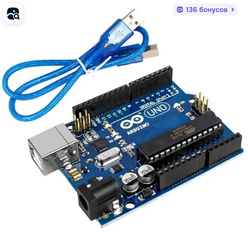 Контроллер Arduino Uno R3 на AtMega328P (с кабелем)