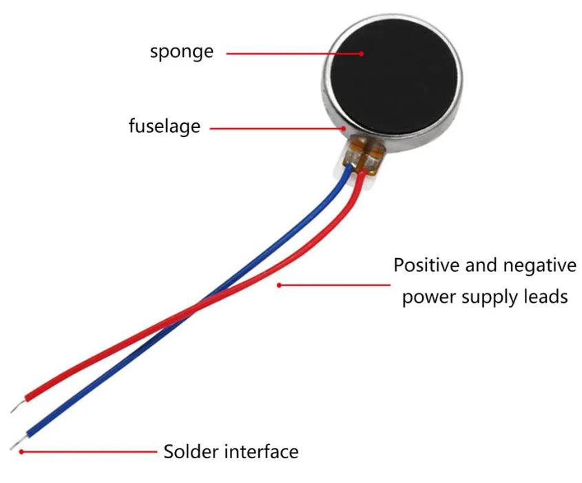 Мини-вибрационный двигатель постоянного тока