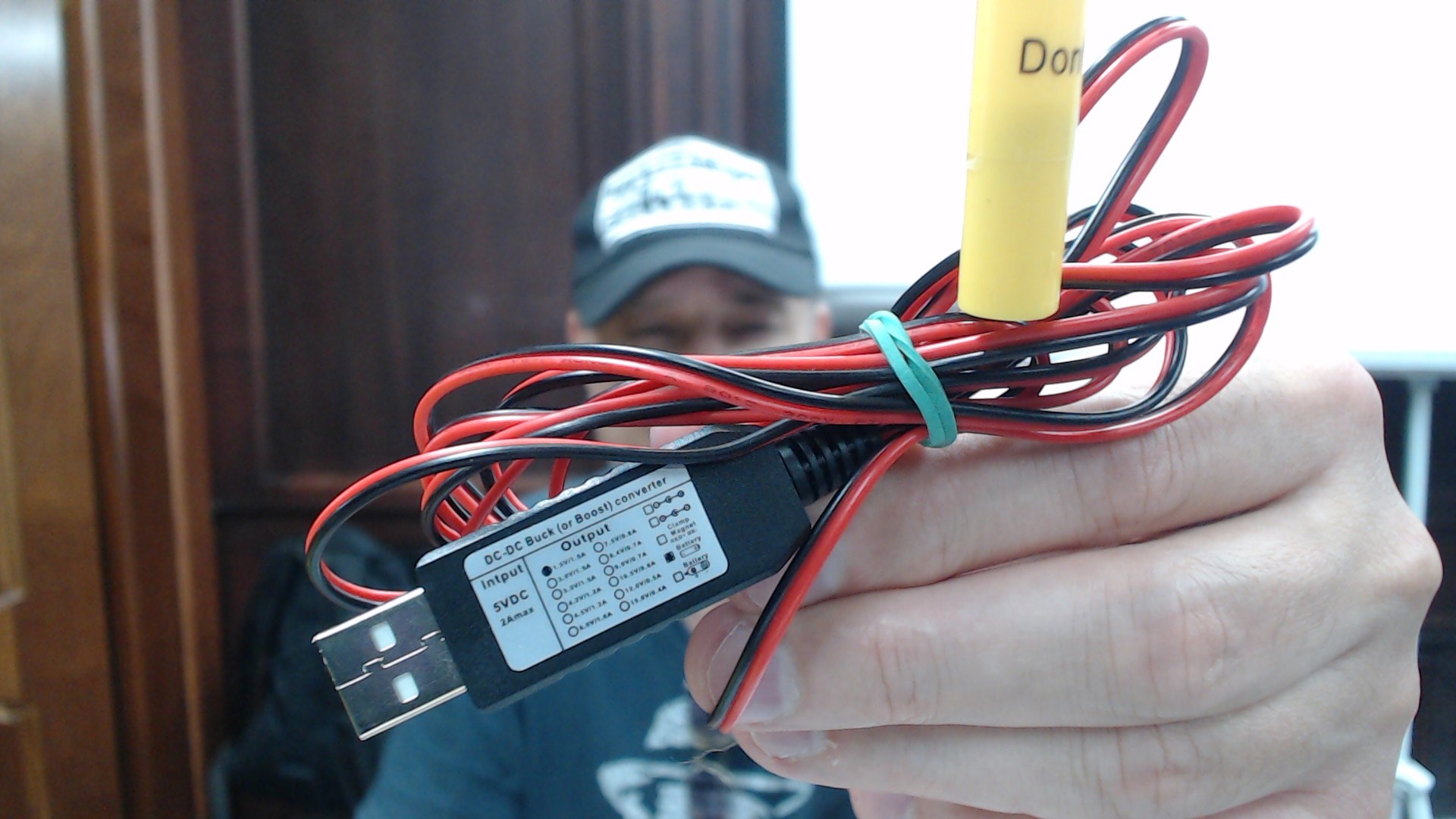 USB-преобразователь питания DC-Buck Boost Battery замена 3 батареек типа АА 1.5