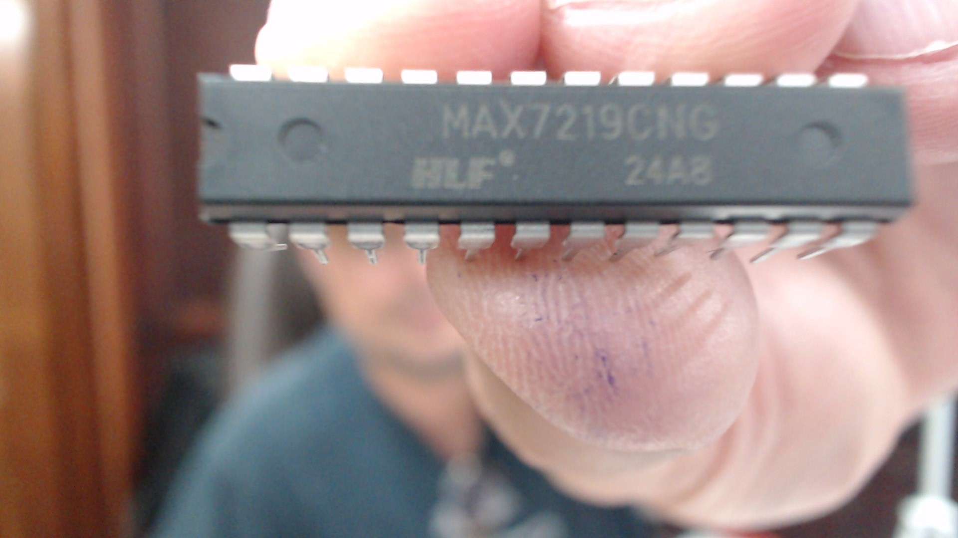 Для LED 8 на 8 MAX7219CNG MAX7219 DIP-24 Интегральная схема